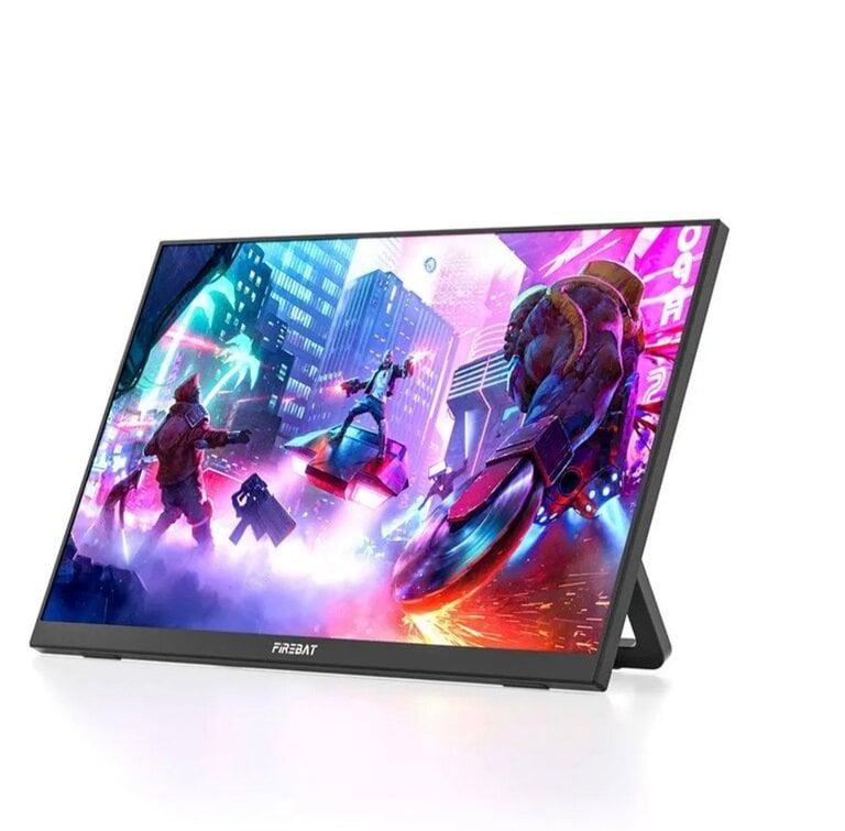Портативный монитор FIREBAT FB16, 15.6" IPS, FHD, черный ( Из-за рубежа, по карте Ozon)