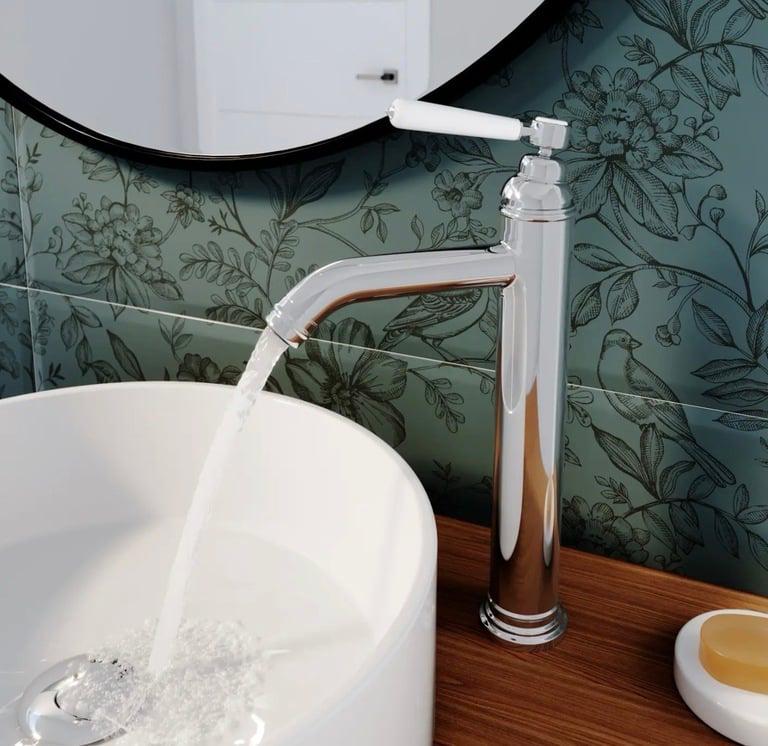 Смеситель для раковины Sensea Charm однорычажный высокий цвет хром