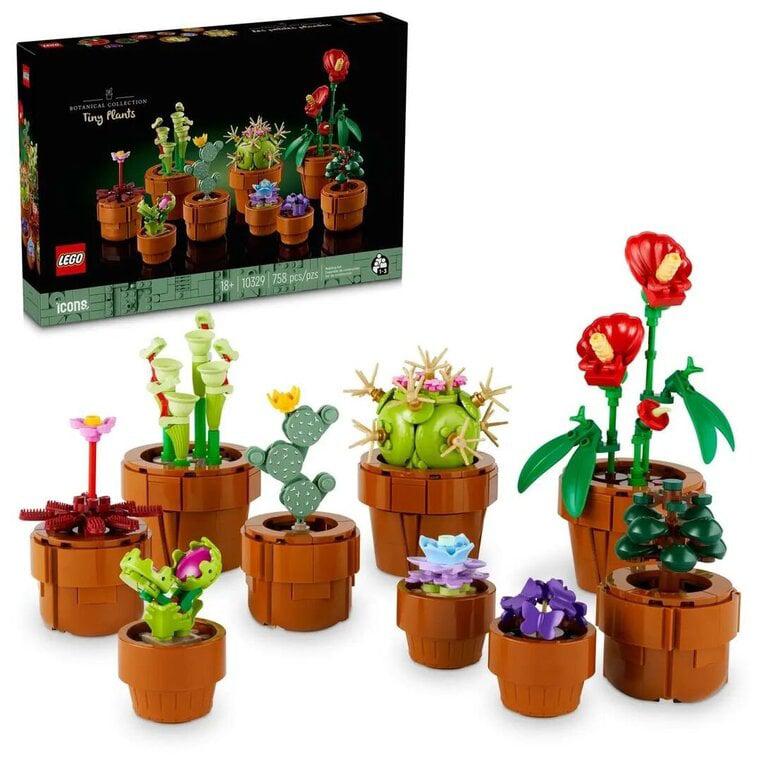 Конструктор LEGO Icons Botanical collection 10329 Маленькие растения (с ВБ кошельком)