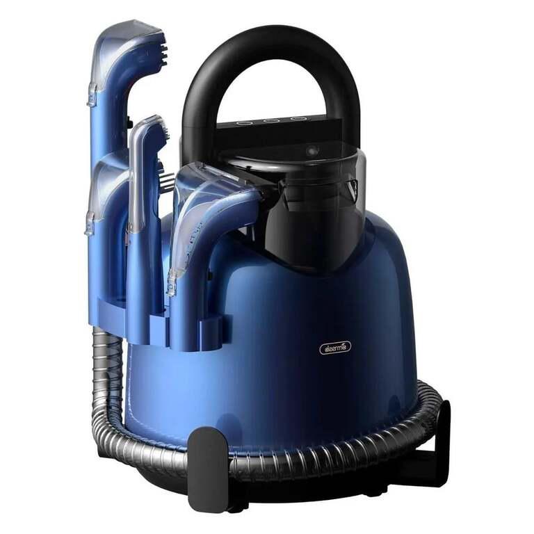 Моющий пылесос для дома DEERMA DEM-BY200, синий (с картой OZON)