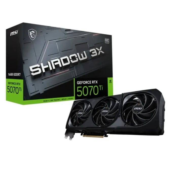 Видеокарта MSI RTX 5070 Ti Shadow 3X OC 16 ГБ