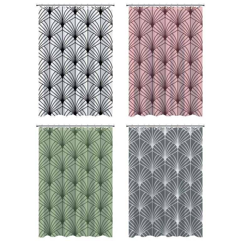 Шторка для ванной VETTA «Перышко», ПЕВА, 30 г/м2, 180х180см, 4 дизайна