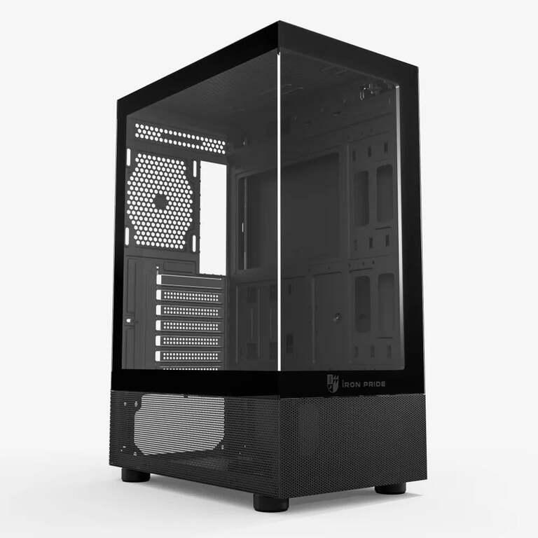 Корпус Invader Q8 + закаленное стекло, ATX, Micro-ATX, Mini-ITX (с картой OZON)