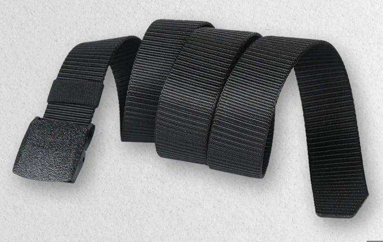 Ремень широкий для джинс и брюк текстильный Cadylon (с ВБ кошельком)