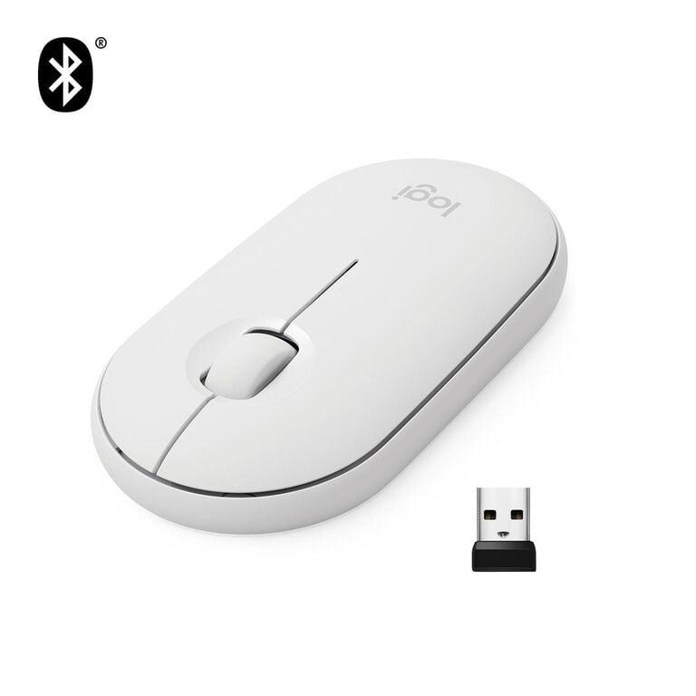 Бесшумная беспроводная мышь Logitech m350 off-white