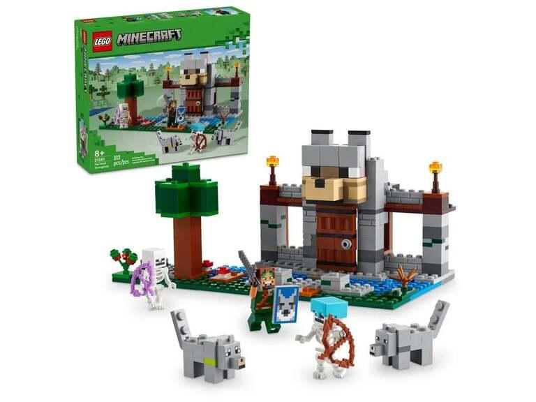 Конструктор LEGO Minecraft 21261 Волчья крепость (с ВБ кошельком)
